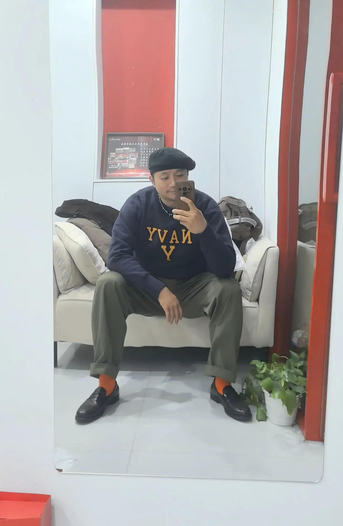 Classic Bronson Boxing Coach Pullover – Navy Y Shipyard Heavyweight Fleece Sweatshirt with Rugged Ringside Style
