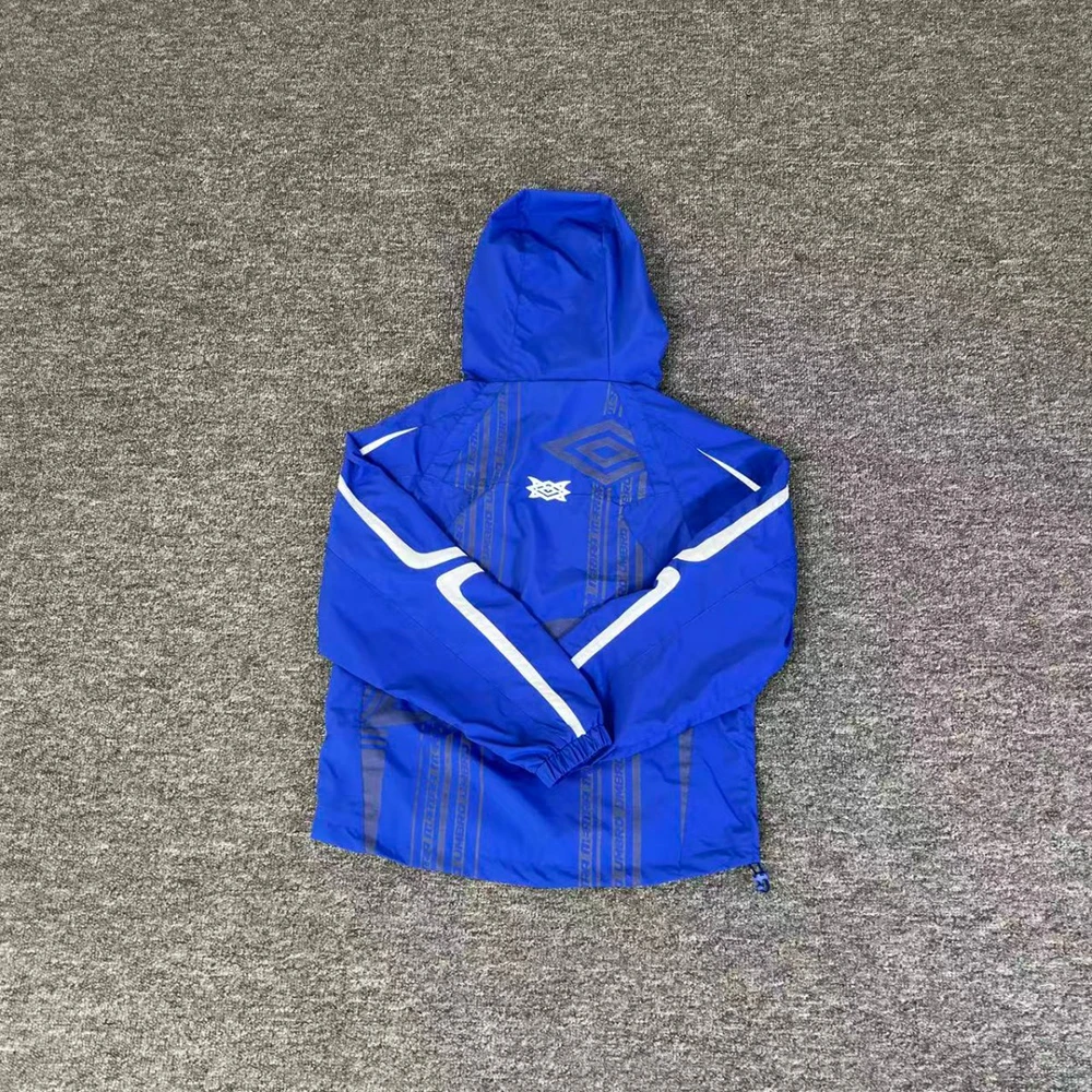 3M Reflective Contrast Color Windbreaker Zipper Hooded Jacket for Men and Women Cardigan Loose Breathable Outwear Coat