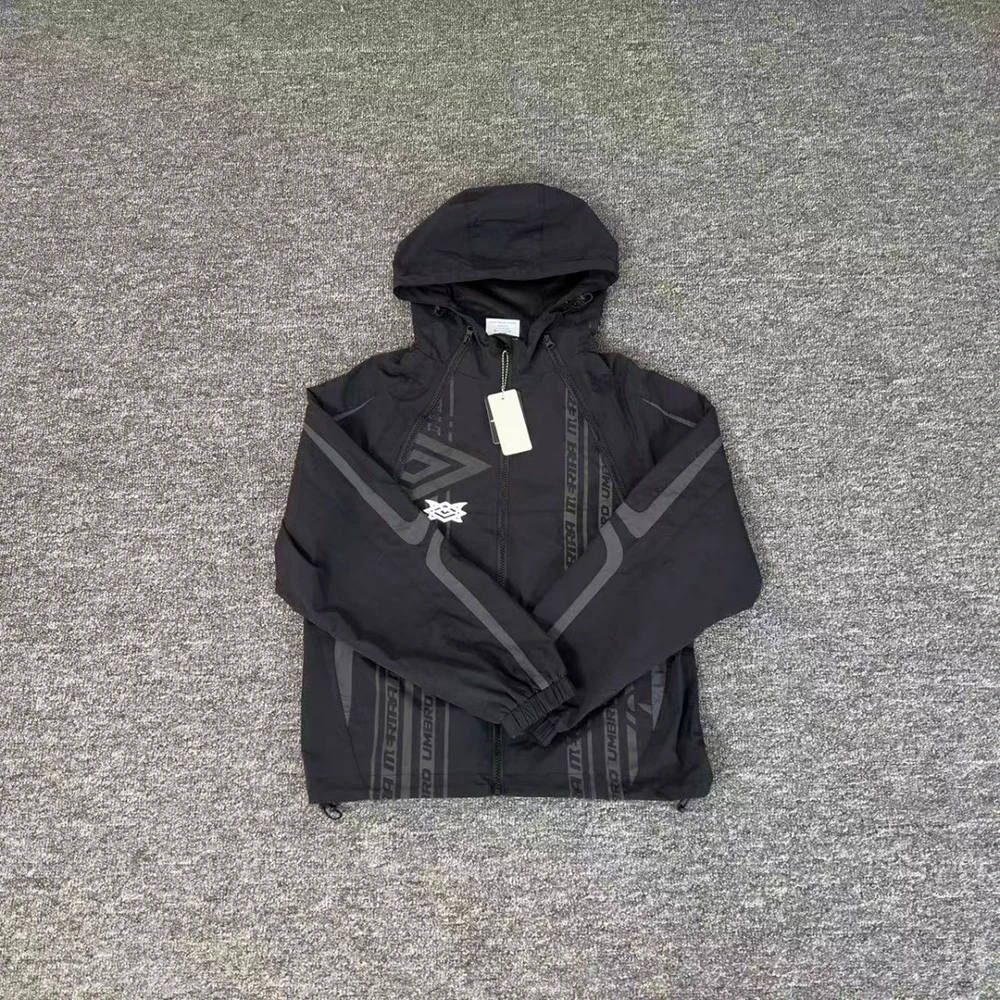 3M Reflective Contrast Color Windbreaker Zipper Hooded Jacket for Men and Women Cardigan Loose Breathable Outwear Coat