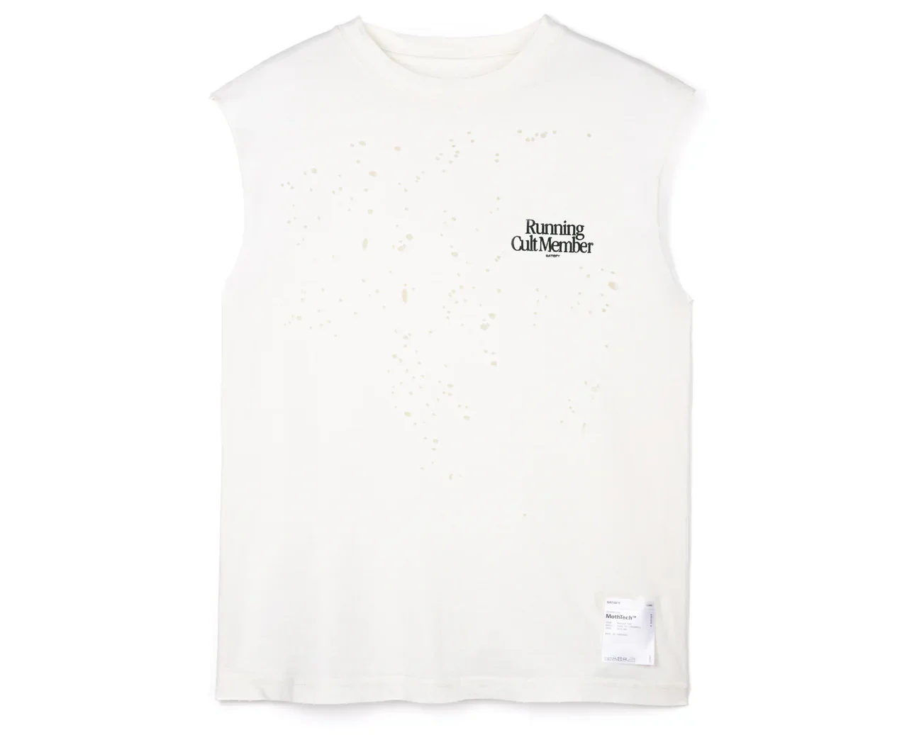 Satisfy running sports vest loose casual cotton T-shirt