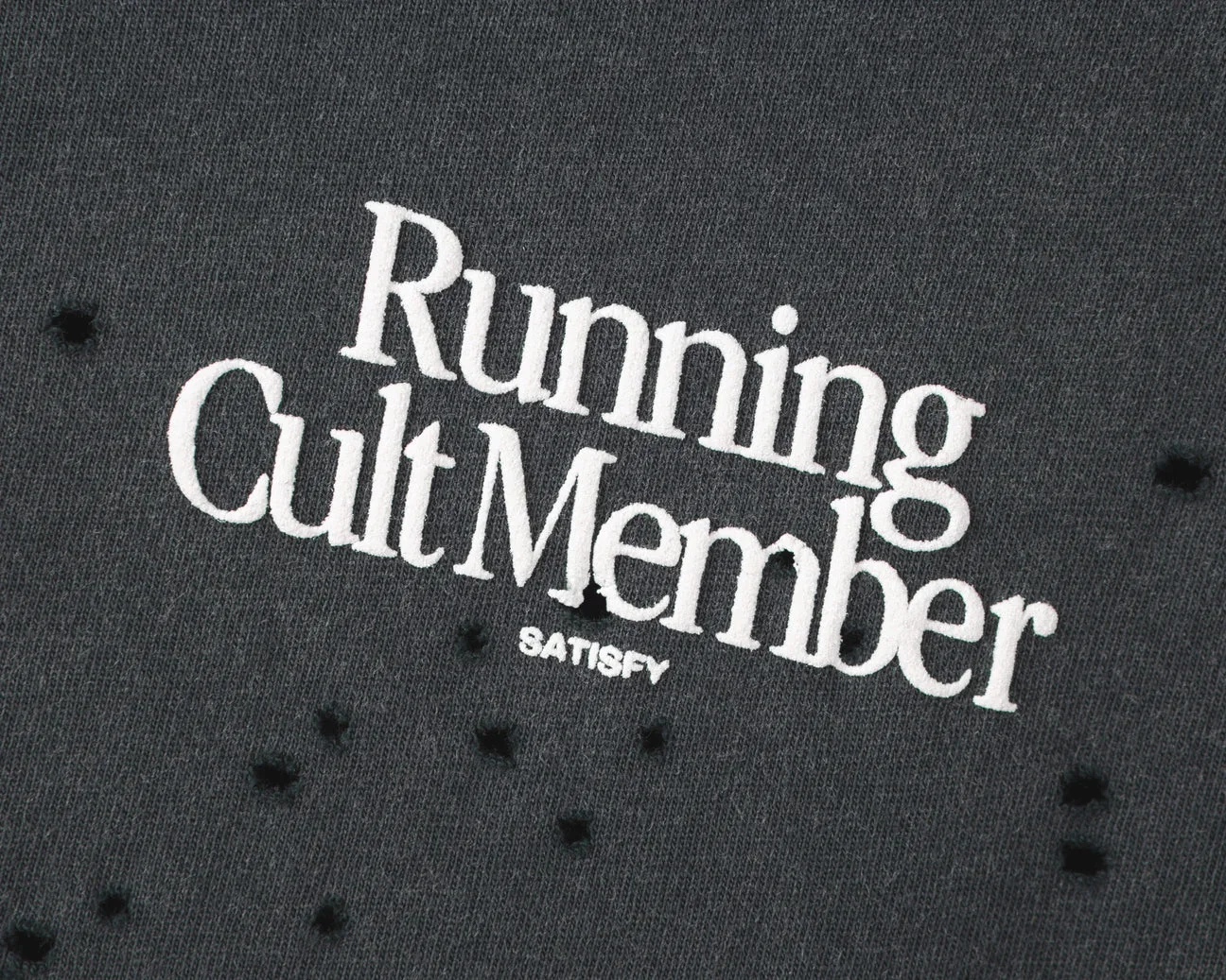 Satisfy running sports vest loose casual cotton T-shirt