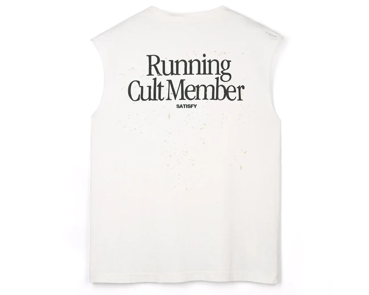 Satisfy running sports vest loose casual cotton T-shirt