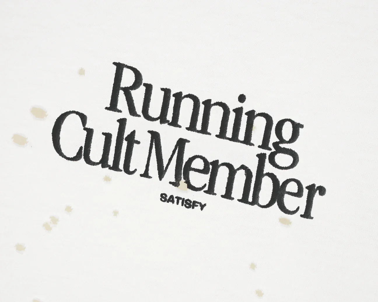 Satisfy running sports vest loose casual cotton T-shirt