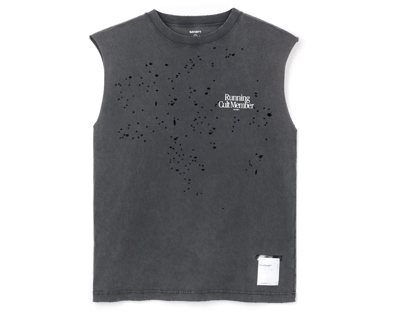 Satisfy running sports vest loose casual cotton T-shirt