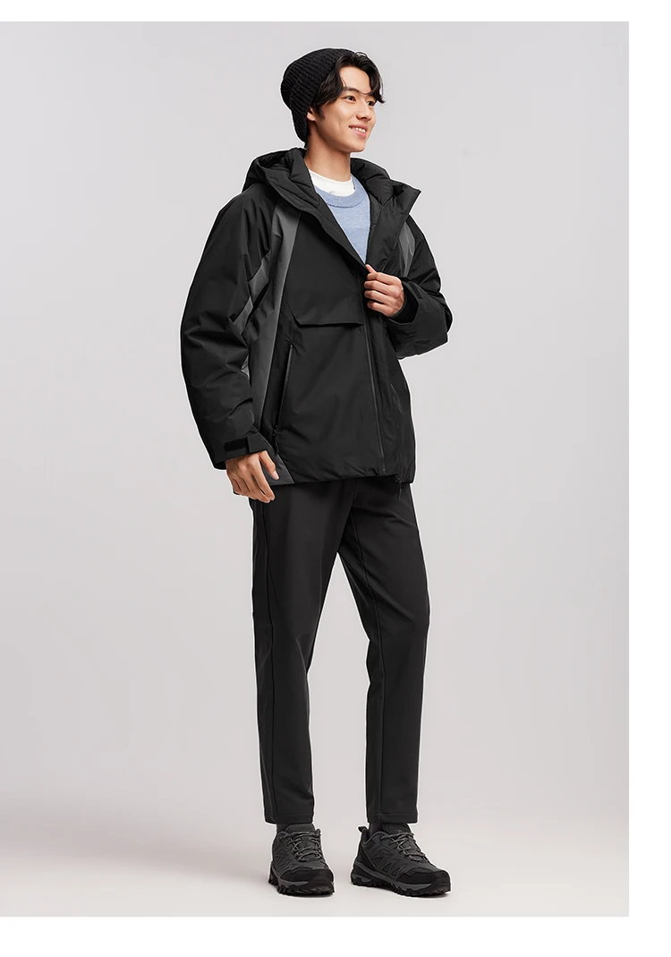 Semir Down Jacket Men Waterproof Hooded 2026 New Winter Outdoor Windproof Warm Versatile Outerwear