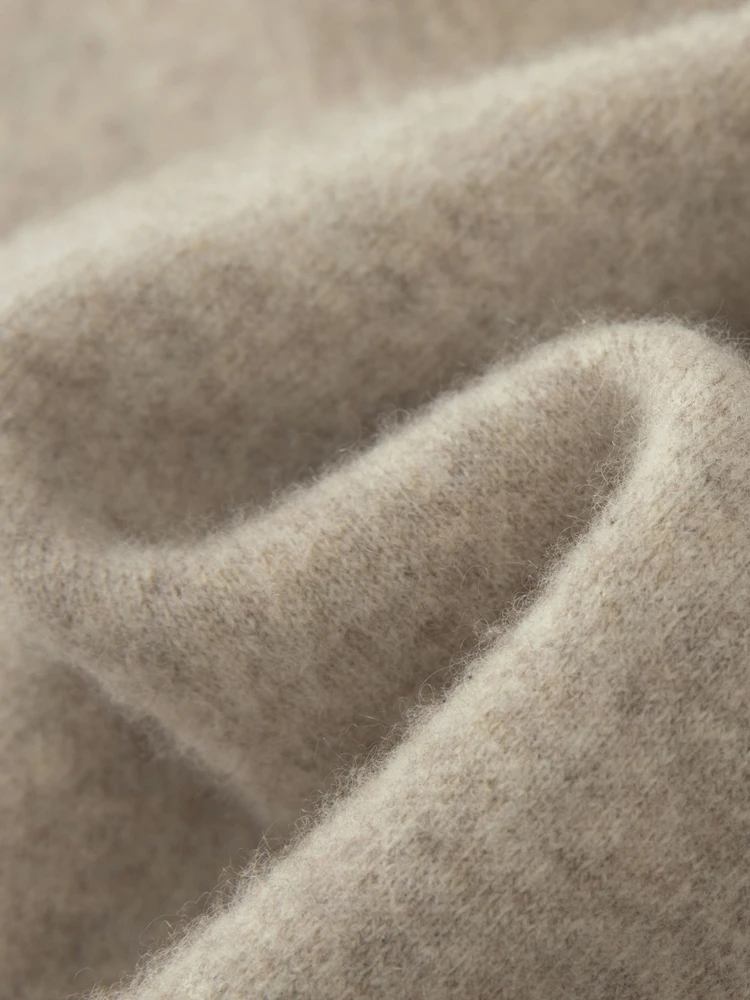 Men's Cashmere Sweater 100% Merino Wool Cardigan Hoodie Thick Zipper Knitwear Luxary Quality Coat Smart Casual Tops Clothing