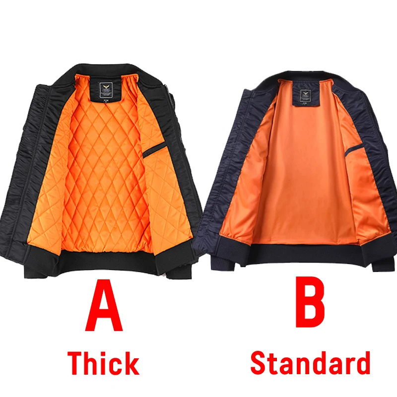 Muay Thai Tiger Bomber Jacket Men Thick Winter Coats Printed Warm Air Pilot Windbreaker Zipper Jackets Hombre Dropshipping