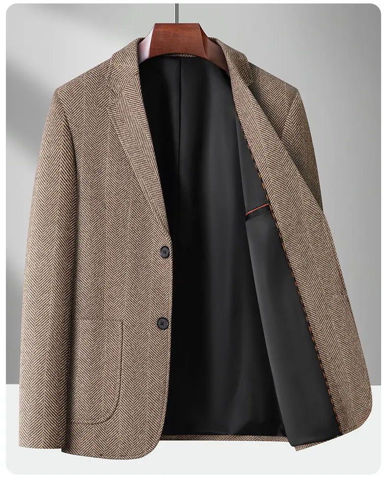 Blazer, Men's Fashionable Business Outdoor Travel Youthful Wedding Versatile Gentleman Host Casual Korean Style Slim-fit Blazer