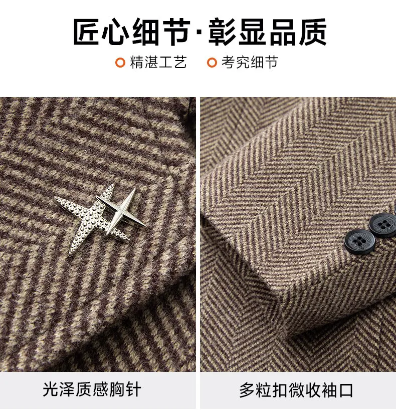 Blazer, Men's Fashionable Business Outdoor Travel Youthful Wedding Versatile Gentleman Host Casual Korean Style Slim-fit Blazer