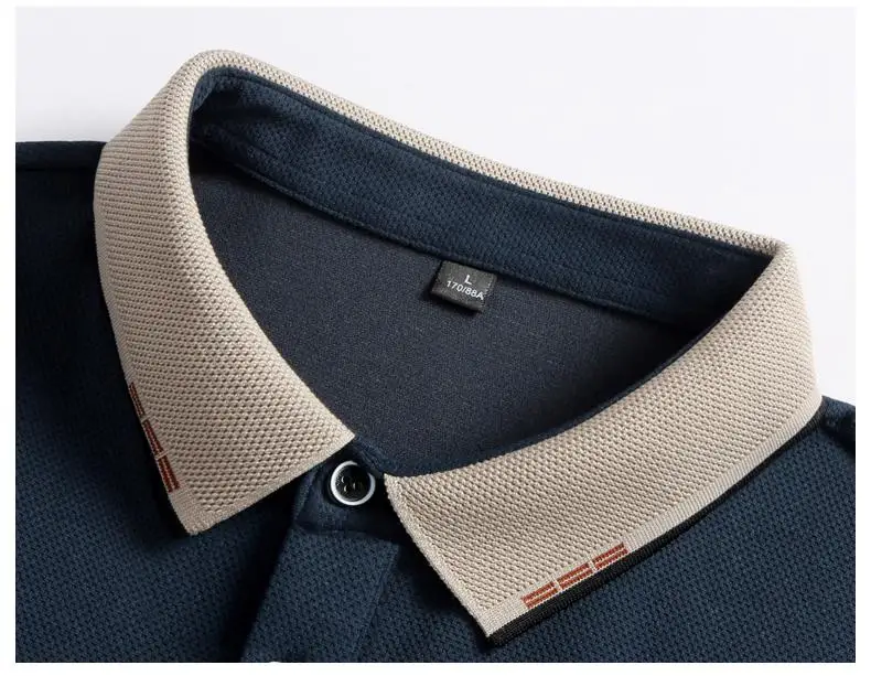 Plus Size 7XL 8XL 9XL Autumn Long Sleeve Business Polo Shirt Men Breathable Casual Gym Jogging Golf Hiking Loose Big Polo Shirt