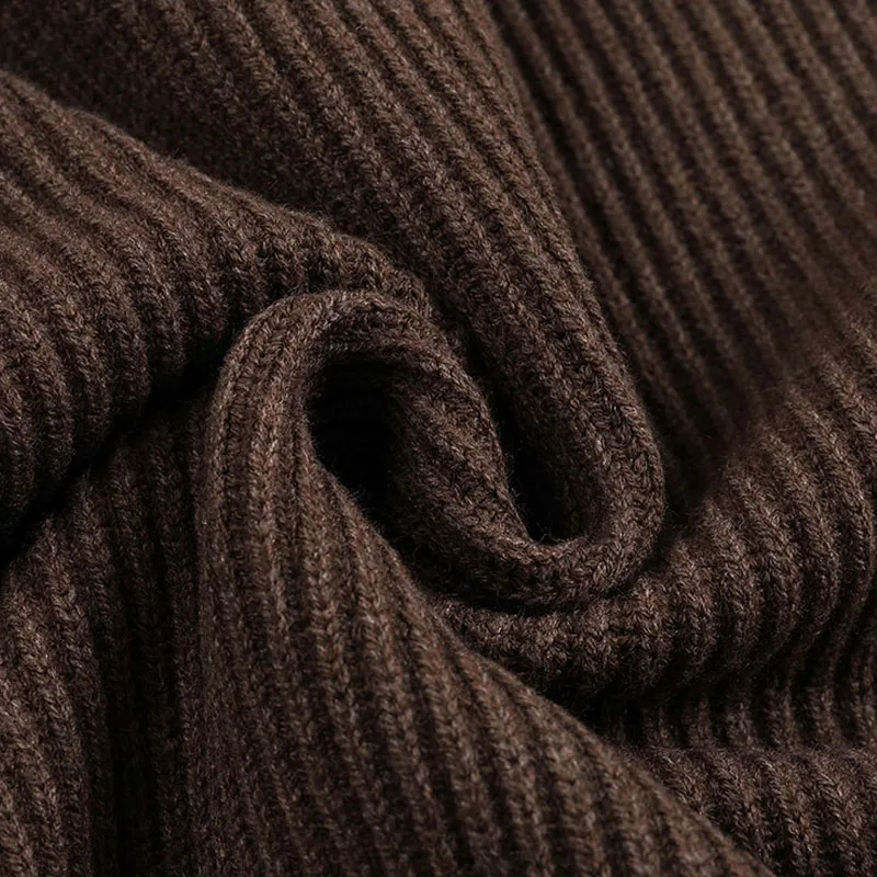 CH Men's Shawl Collar Ribbed Knit Cardigan Button Front Soft Warm Casual Winter Sweater Coat with Pockets