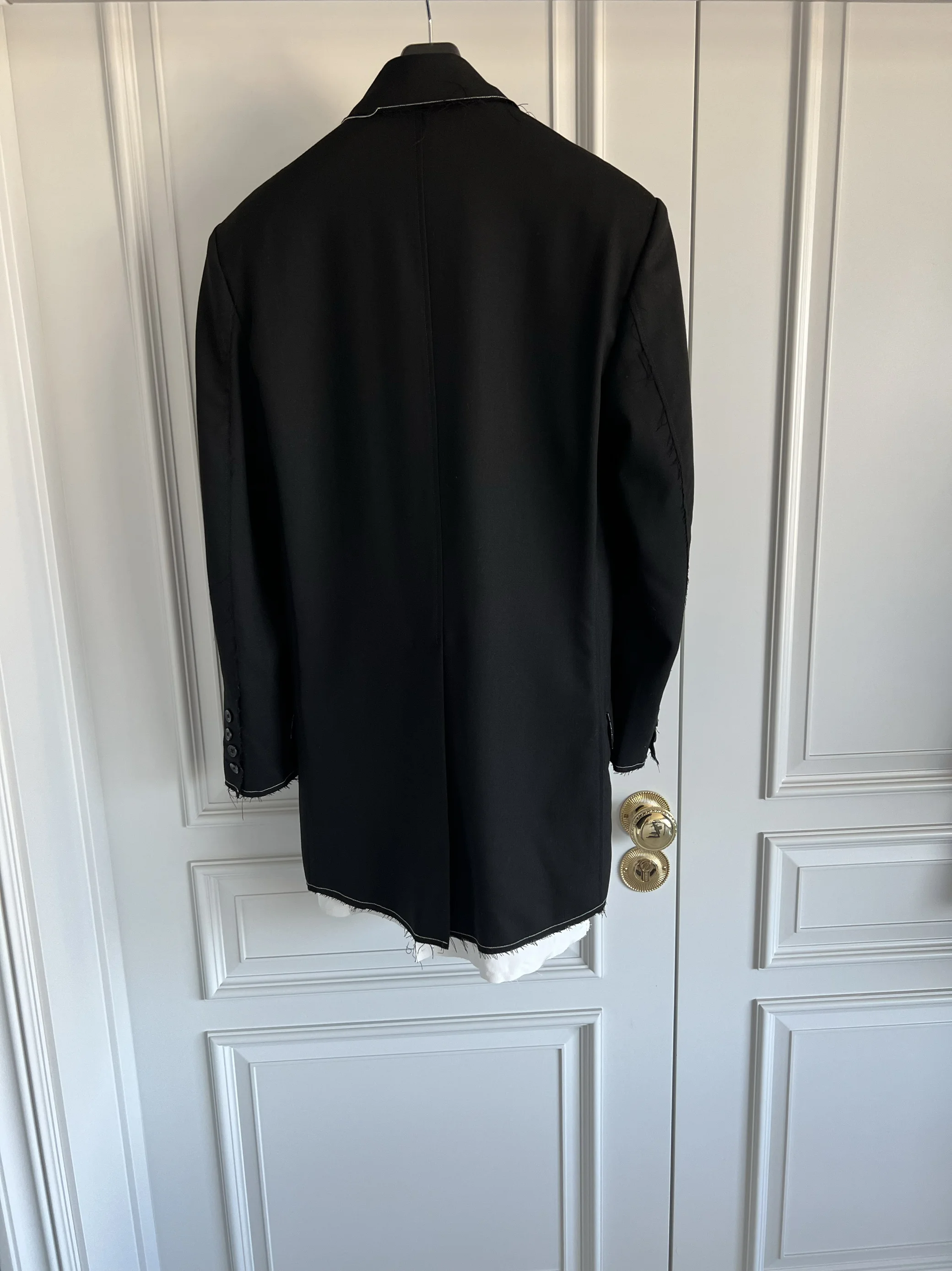 TOP-YAMAMOTO original Design Dark style loose Perisley fringed casual suit jacket for men