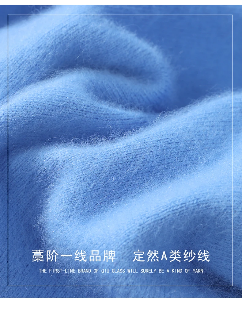 Winter New Mink Wool Cardigan Men's Round Neck Thickened Zipper Coat Business Casual Knitted Cashmere Sweater