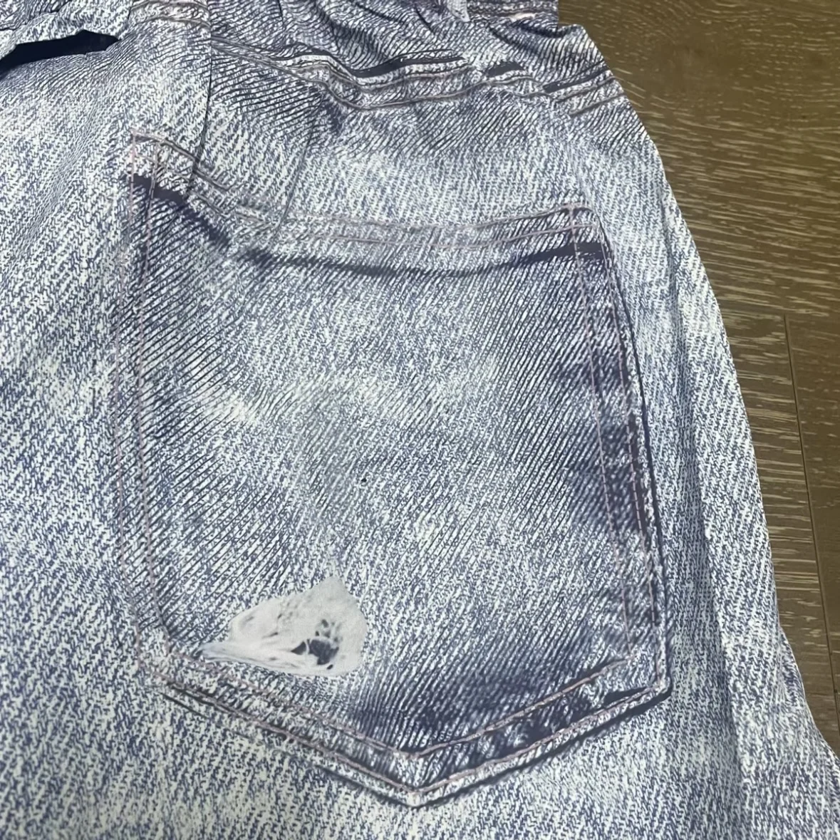 SATISFY PeaceShell Unlined Shorts Jeans Digitally Printed Sports Breathable Shorts