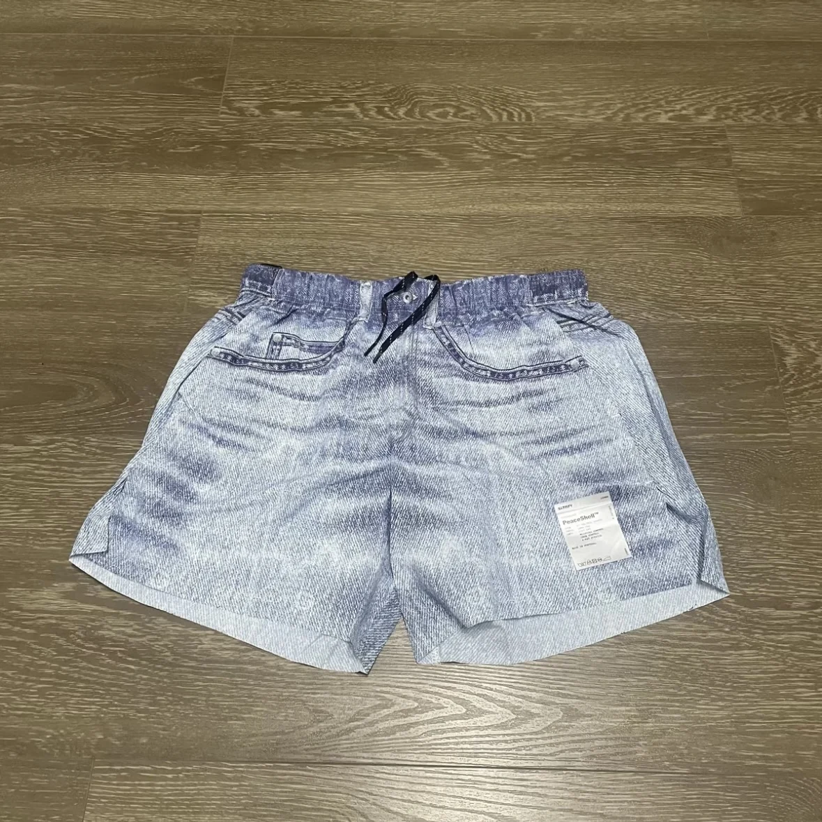 SATISFY PeaceShell Unlined Shorts Jeans Digitally Printed Sports Breathable Shorts