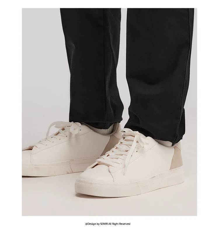 Semir Casual Pants Men Minimalist Style Long Pants for Daily Commuting 2025 Winter New Wear