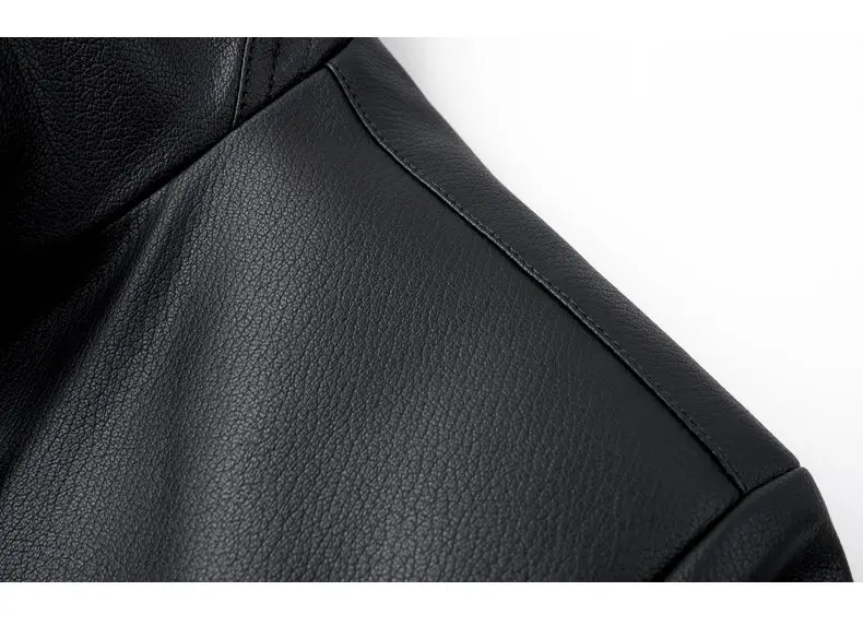 Spring Autumn New Style Men's Leather Jacket Casual Genuine Sheepskin Slim Fit Large Size Leather Coat for Men