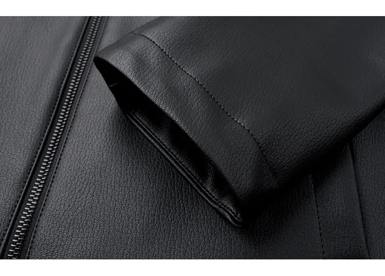 Spring Autumn New Style Men's Leather Jacket Casual Genuine Sheepskin Slim Fit Large Size Leather Coat for Men