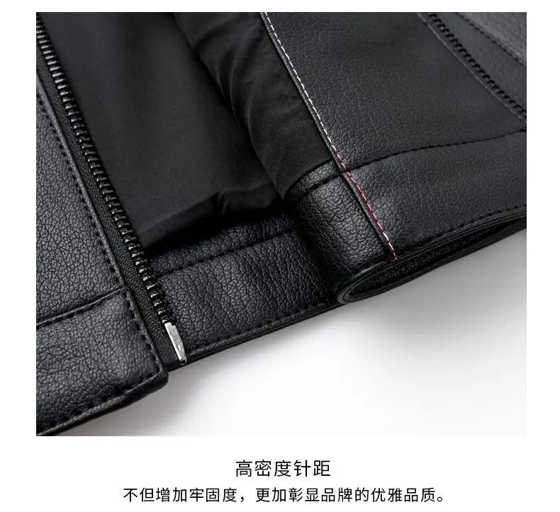 Spring Autumn New Style Men's Leather Jacket Casual Genuine Sheepskin Slim Fit Large Size Leather Coat for Men
