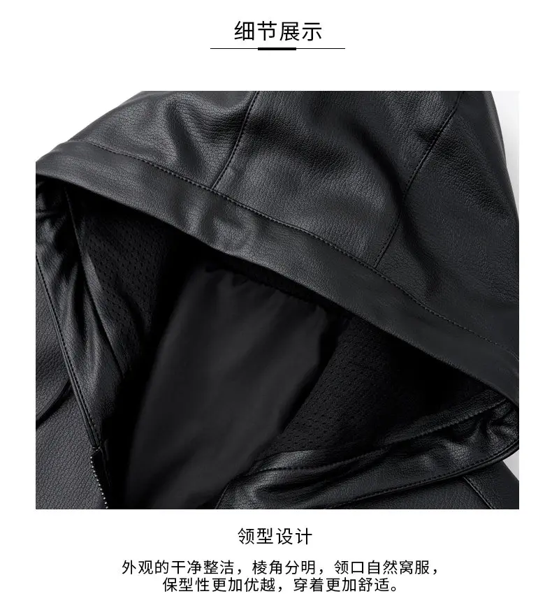 Spring Autumn New Style Men's Leather Jacket Casual Genuine Sheepskin Slim Fit Large Size Leather Coat for Men