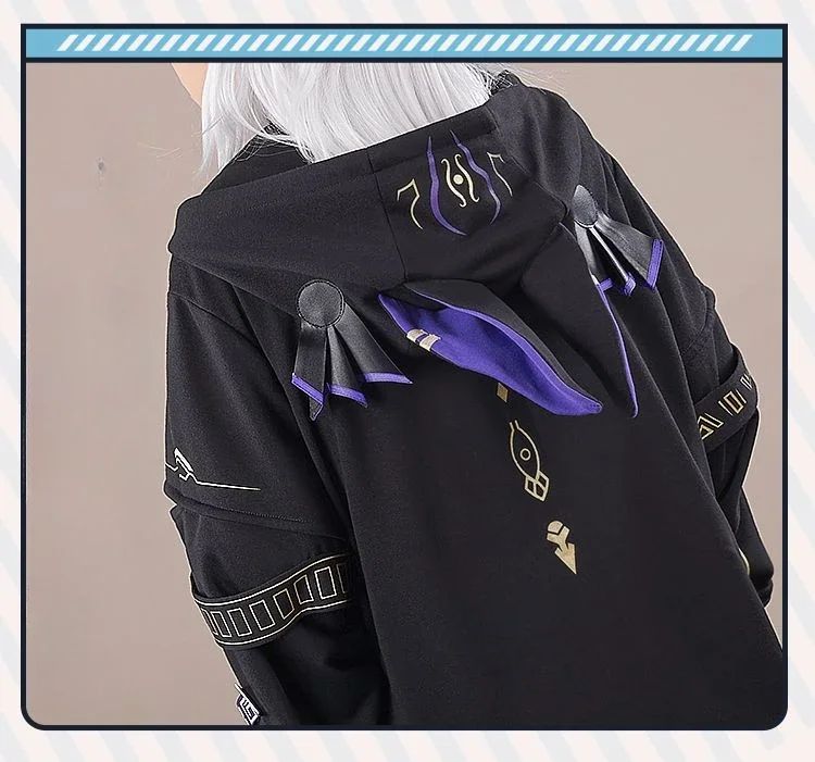 Cyno Tighnari Hoodies Genshin Impact Costume Cyno Zipper Jacket Men Women Fashion Pullover Boys Girls Cool Streetwear Hoodies