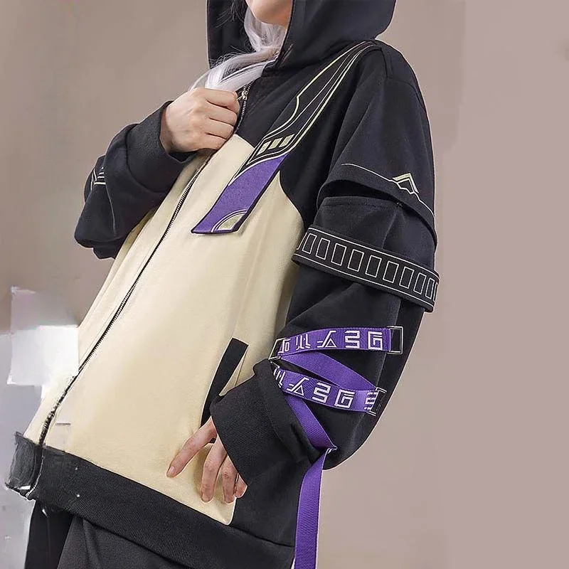 Cyno Tighnari Hoodies Genshin Impact Costume Cyno Zipper Jacket Men Women Fashion Pullover Boys Girls Cool Streetwear Hoodies