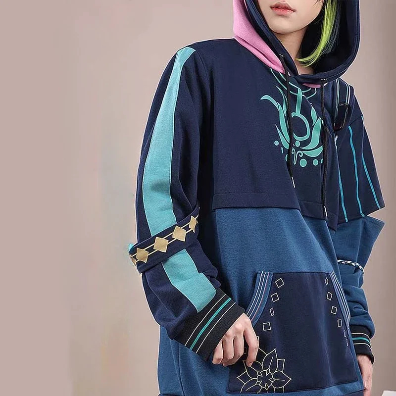 Cyno Tighnari Hoodies Genshin Impact Costume Cyno Zipper Jacket Men Women Fashion Pullover Boys Girls Cool Streetwear Hoodies