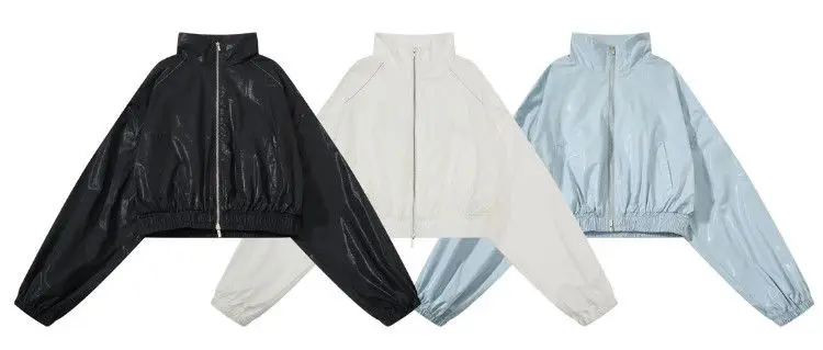 Matin Kim Raw Cut Logo Sweatshirt Cropped Loose Fit Cotton Streetwear Unisex Top