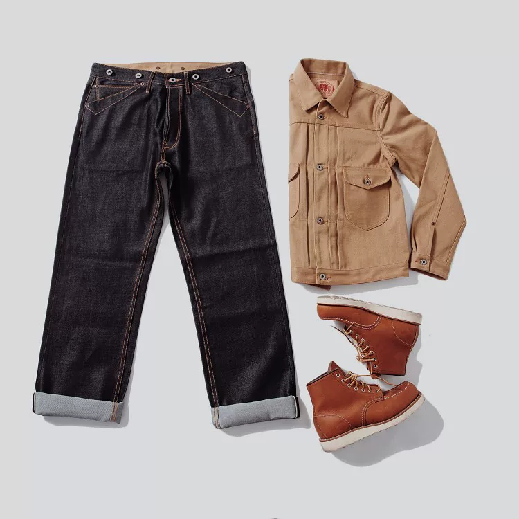 Balikou Red Tornado Read Description! Raw Indigo Selvage Unwashed Denim Pants Unsanforized Jean 16.5oz 3 Choices For Fitting