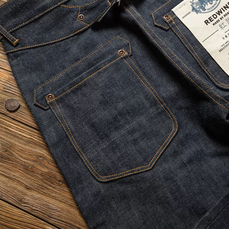 Balikou Red Tornado Read Description! Raw Indigo Selvage Unwashed Denim Pants Unsanforized Jean 16.5oz 3 Choices For Fitting