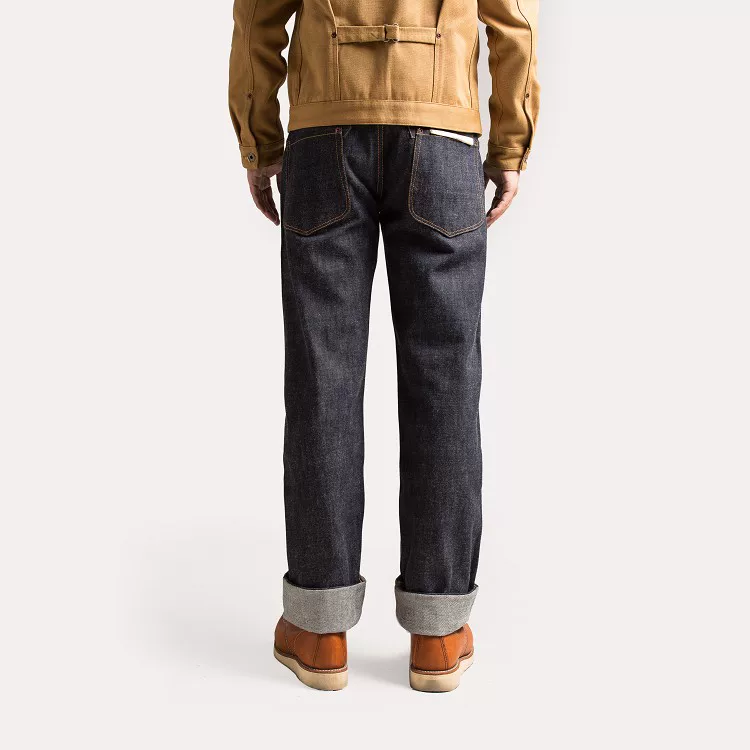 Balikou Red Tornado Read Description! Raw Indigo Selvage Unwashed Denim Pants Unsanforized Jean 16.5oz 3 Choices For Fitting