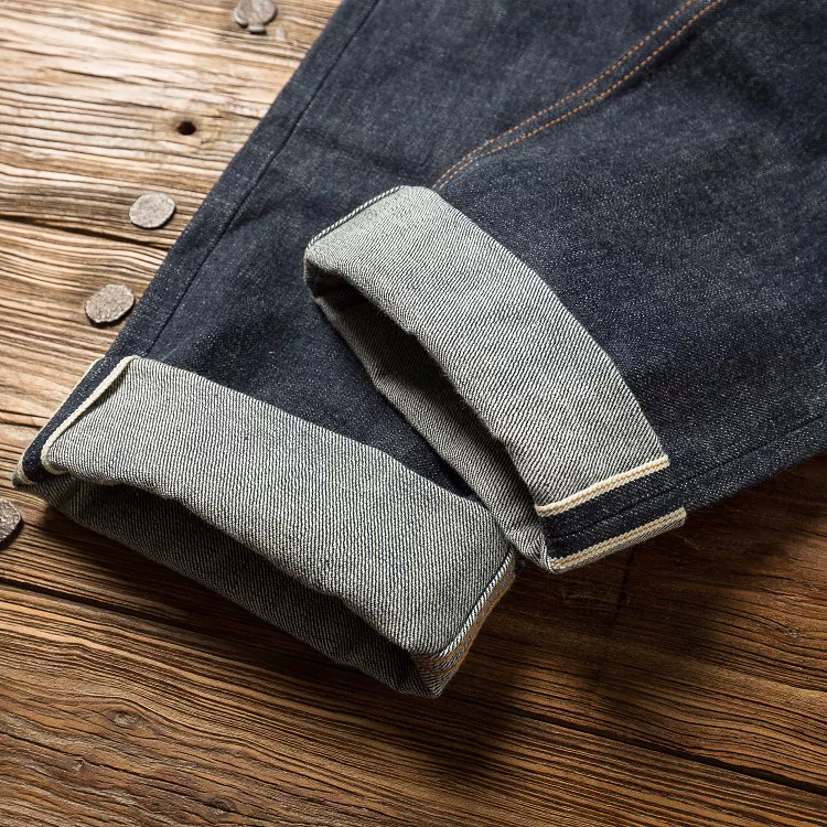 Balikou Red Tornado Read Description! Raw Indigo Selvage Unwashed Denim Pants Unsanforized Jean 16.5oz 3 Choices For Fitting