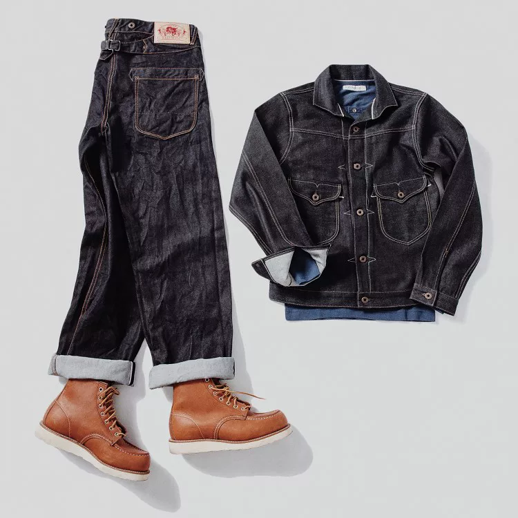 Balikou Red Tornado Read Description! Raw Indigo Selvage Unwashed Denim Pants Unsanforized Jean 16.5oz 3 Choices For Fitting