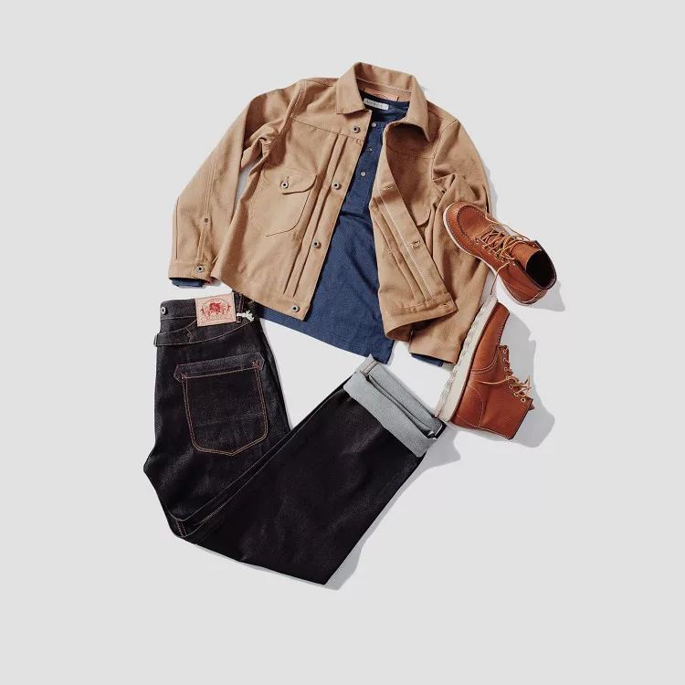 Balikou Red Tornado Read Description! Raw Indigo Selvage Unwashed Denim Pants Unsanforized Jean 16.5oz 3 Choices For Fitting