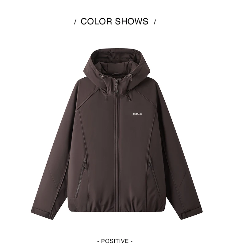 Semir Men Padded Jacket Water Repellent Windproof Shell Abrasion Resistant Raglan Sleeve 2026 Winter Everyday Style