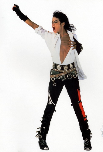 Punk Michael Jackson BAD Pants Trousers and Belt in1990'S