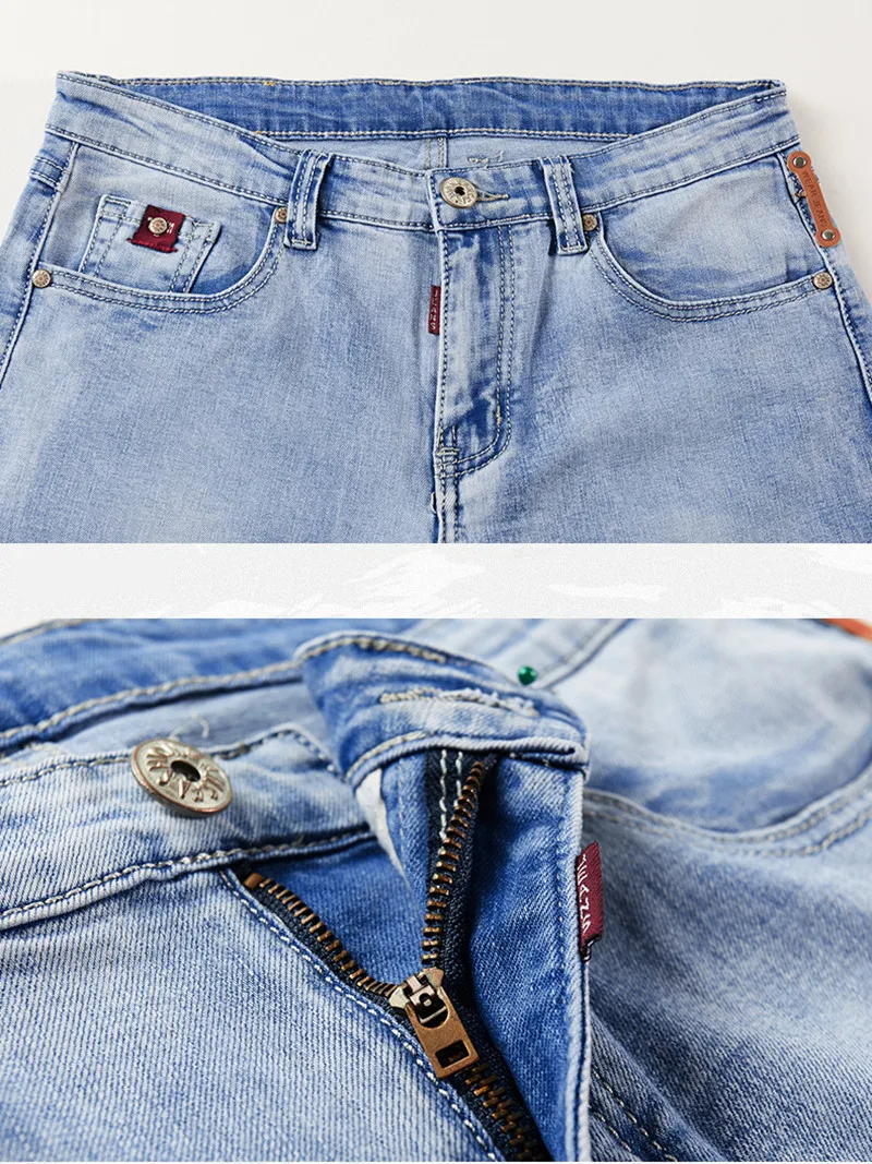 Men's Denim Jacket Jeans Pants Letters Printing Long Coat Trousers 2 Pcs Set Casual Single Breasted