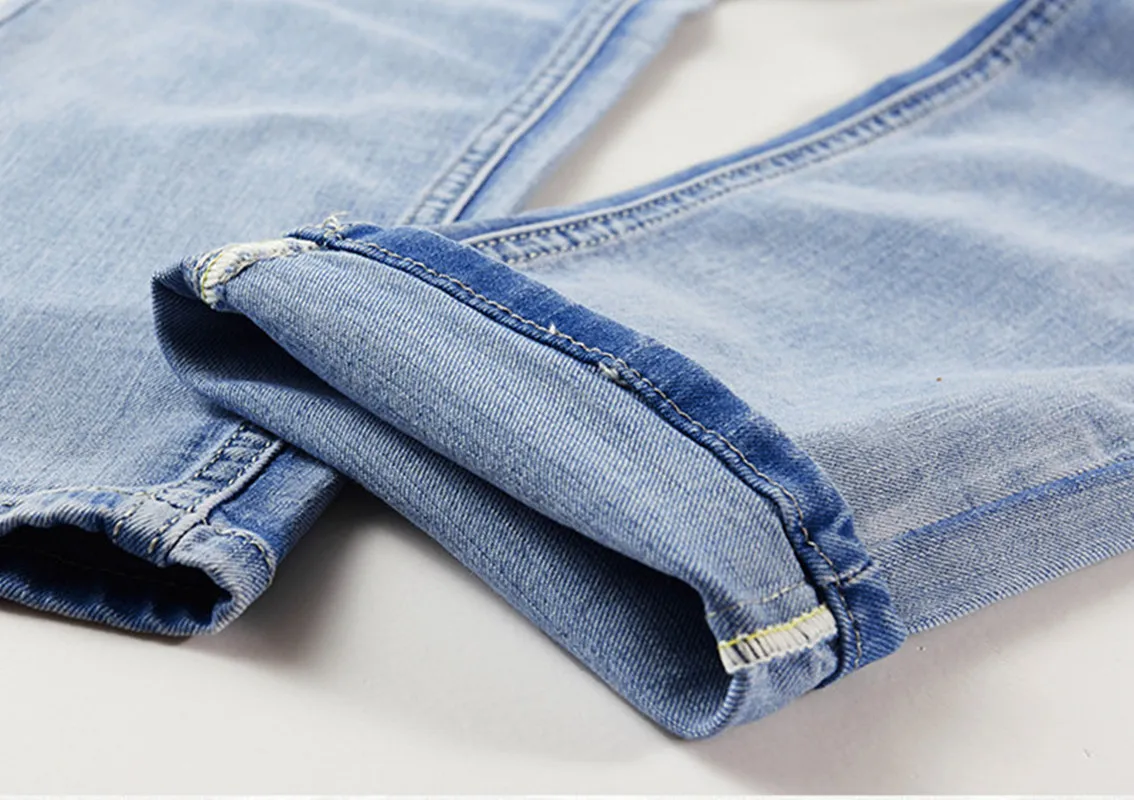 Men's Denim Jacket Jeans Pants Letters Printing Long Coat Trousers 2 Pcs Set Casual Single Breasted