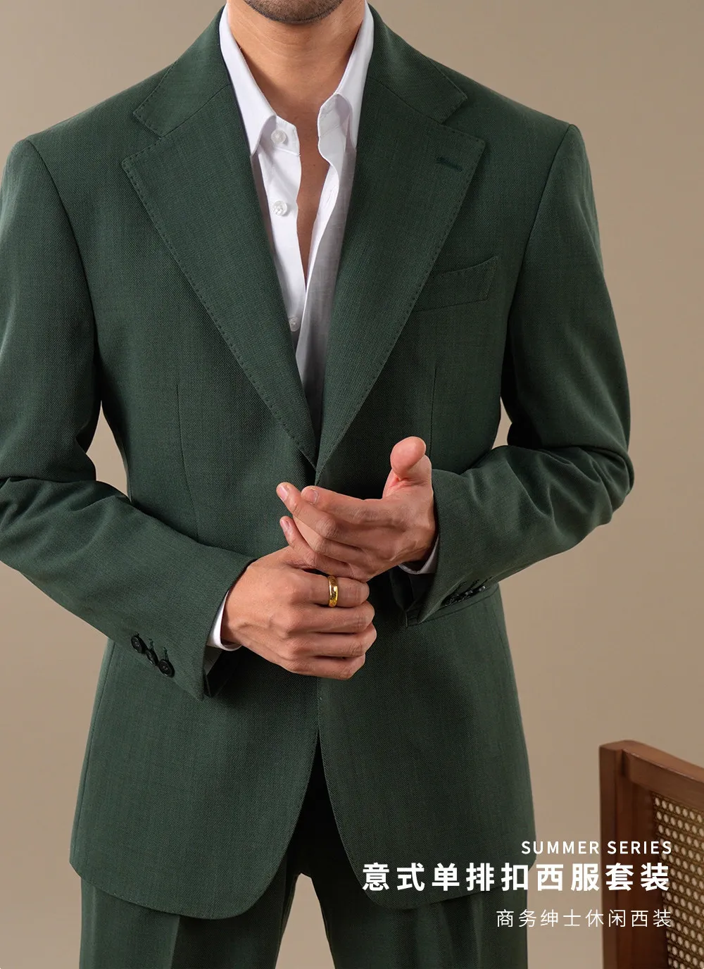 Summer Breathable Business Casual Suit Costume Mariage Homme Mens Suits Designers Italian Wool Blend Suit For Men's 2026 Spring