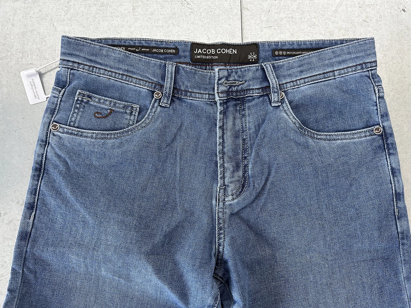 OECHSLI Jeans Thin Cotton Men 2026 Spring Summer new fashion embroidery mid-rise comfortable straight Big size 29-40 long Pants