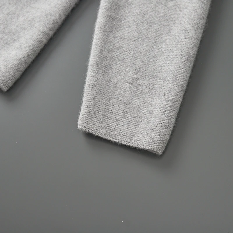 Men's Suit Collar Cardigan 100% Pure Wool Sweater Coat Autumn Winter Chic Pocket Business Casual Wool Outerwear Knitwear Top