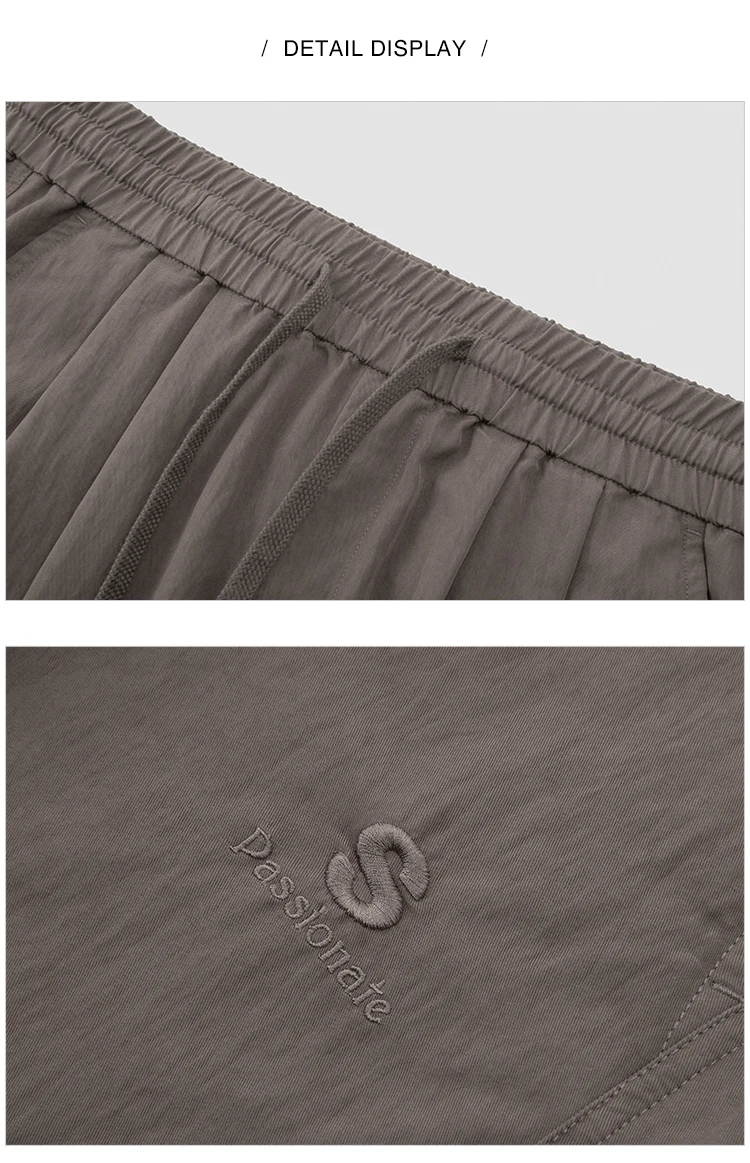 Semir Men Pants Casual Twill Micro Wrinkle Relaxed Drape Neat Fashion Shorts 2026 Summer Minimalist Daily Wear Top