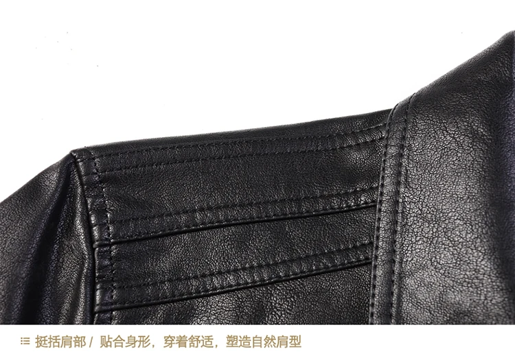 Men's Leather Jacket Sheepskin Vintage Soft Real Leather Jacket Men Genuine Spring Autumn Winter Internally Velvet Jacket Man