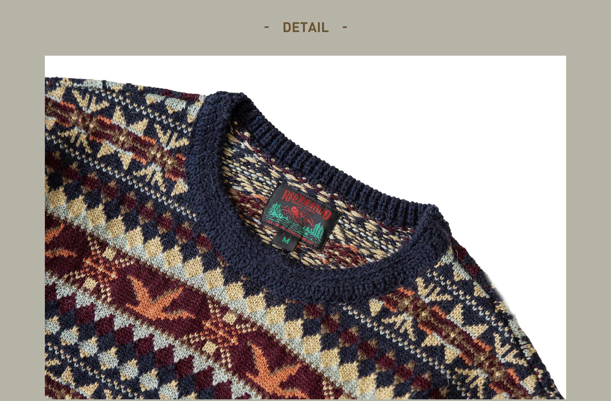 MY-0016 Super Top Quality Heavy Thick Jumper Big Flexible 100% Merino Wool & Italy Leather Warm Pullover