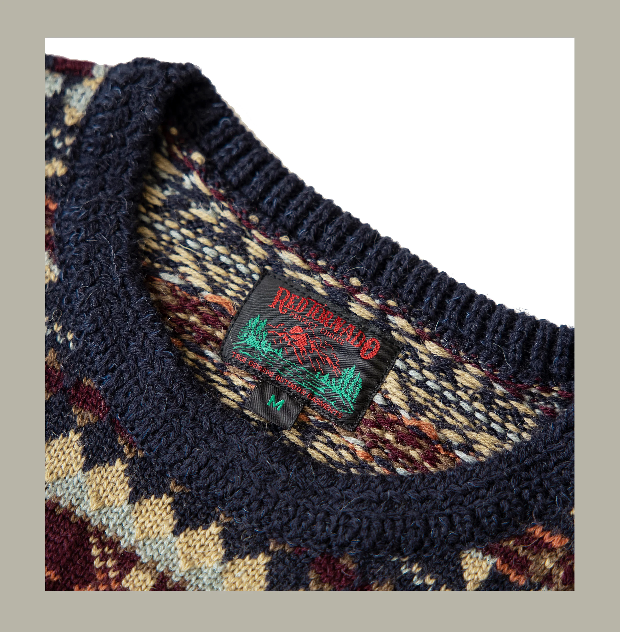 MY-0016 Super Top Quality Heavy Thick Jumper Big Flexible 100% Merino Wool & Italy Leather Warm Pullover