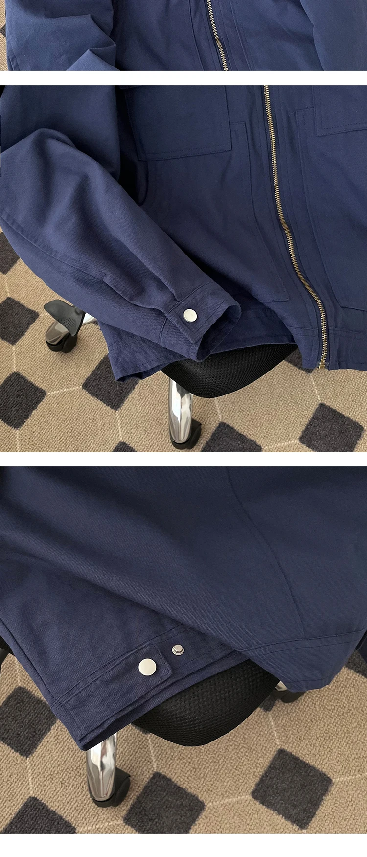 Men Retro Contrasting Color Solid Pockets Casaul Jacket Unisex Men Baseball Bomber Coat Varsity Outerwear High Streetwear