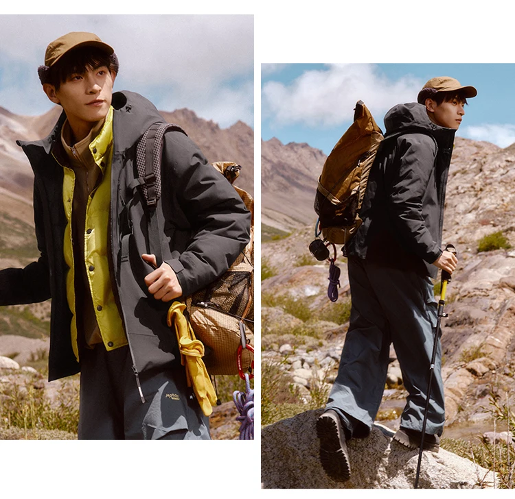 Semir Down Jacket Men Rainproof and Windproof Parka 2026 Winter New Warm Casual Outerwear