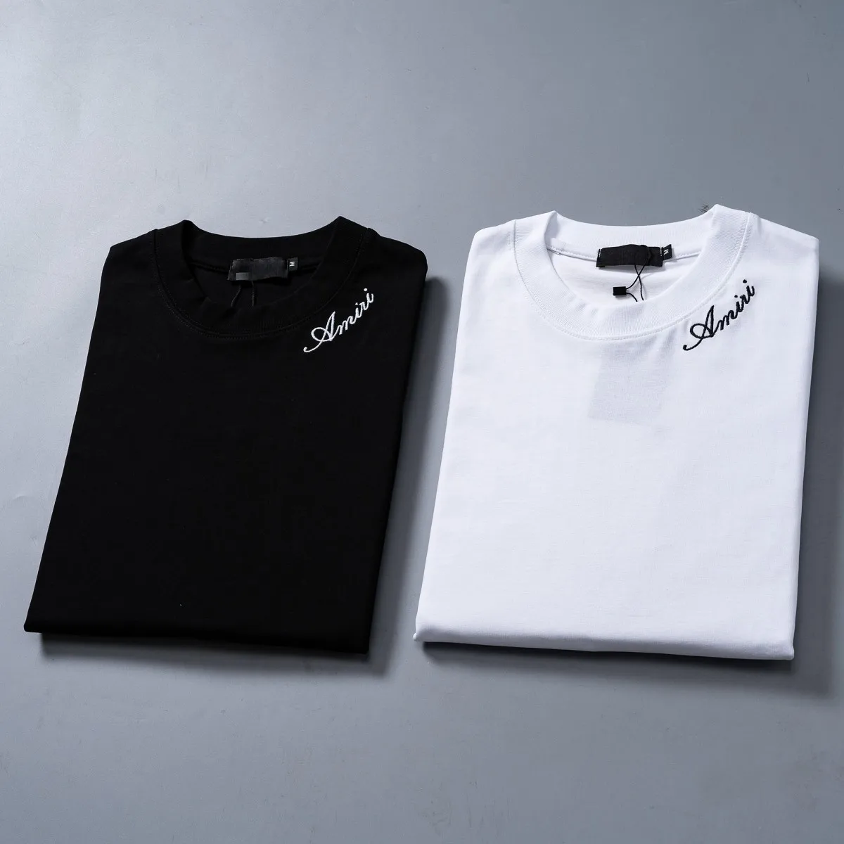 Classic Trendy Brand Printed Men's and Women's New Short Sleeved T-shirt Round Neck