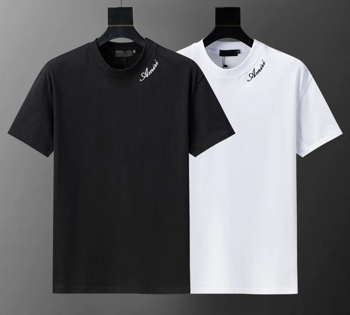 Classic Trendy Brand Printed Men's and Women's New Short Sleeved T-shirt Round Neck