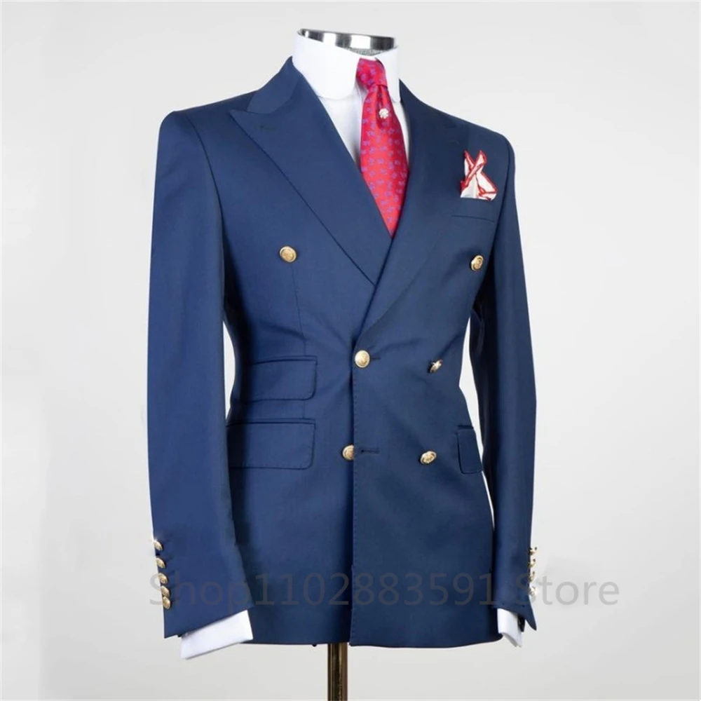 High Quality Men's Business Suit Jacket Size British Style Men Wedding Party Tuxedo Coats Homme Slim Fit Blazer Only
